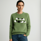 Lavinque Sweatshirts Pull Jacquard Hiver | Motif Scandinave | Chaud et Confortable