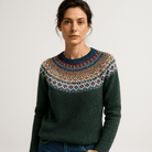 Lavinque Sweatshirts Pull Jacquard Hiver | Motif Scandinave | Chaud et Confortable
