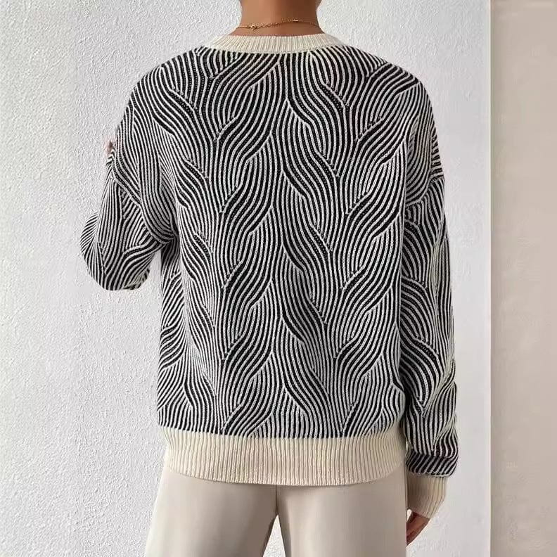 Lavinque Sweatshirts Pull rayé texturé | Pull | Confortable et élégant