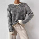 Lavinque Sweatshirts Pull rayé texturé | Pull | Confortable et élégant