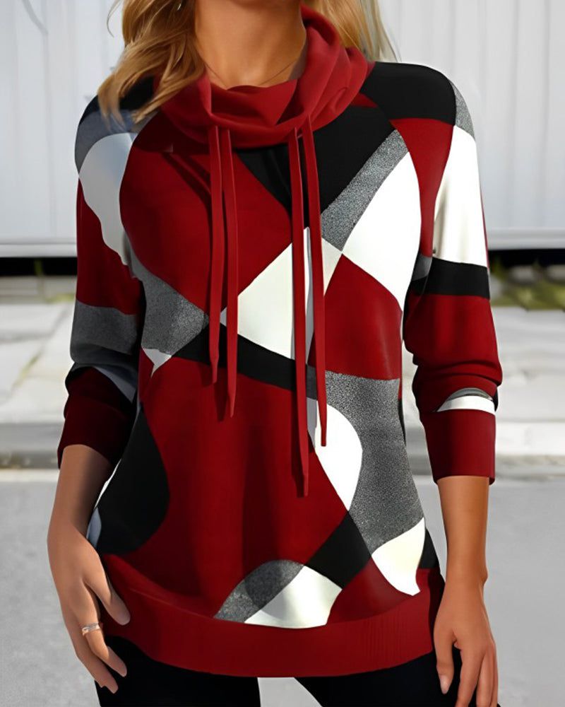 Lavinque Sweatshirts Sweat à capuche imprimé graphique | Sweat | Style moderne et confort absolu