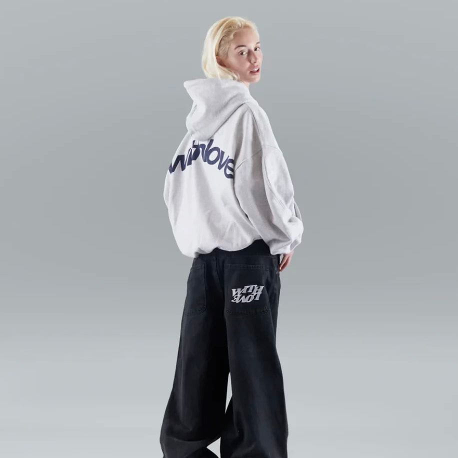 Lavinque Sweatshirts Sweat à capuche imprimé "With Love" | Sweat | Confort et style décontracté