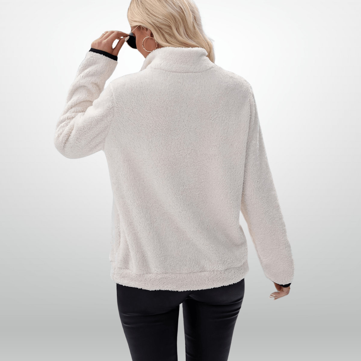 Lavinque Sweatshirts Sweat Polaire Demi-Zip | Doux et Décontracté | Confort Absolu