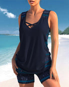 Lavinque Swimwear Bleu marine / S Tankini Sportif | Confort & Style | Parfait pour la Plage
