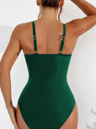 Lavinque Swimwear Maillot de Bain Une-Pièce avec Empiècements en Mesh | Élégance & Séduction | Coupe Gainante