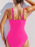 Lavinque Swimwear Maillot de Bain Une-Pièce avec Empiècements en Mesh | Élégance & Séduction | Coupe Gainante