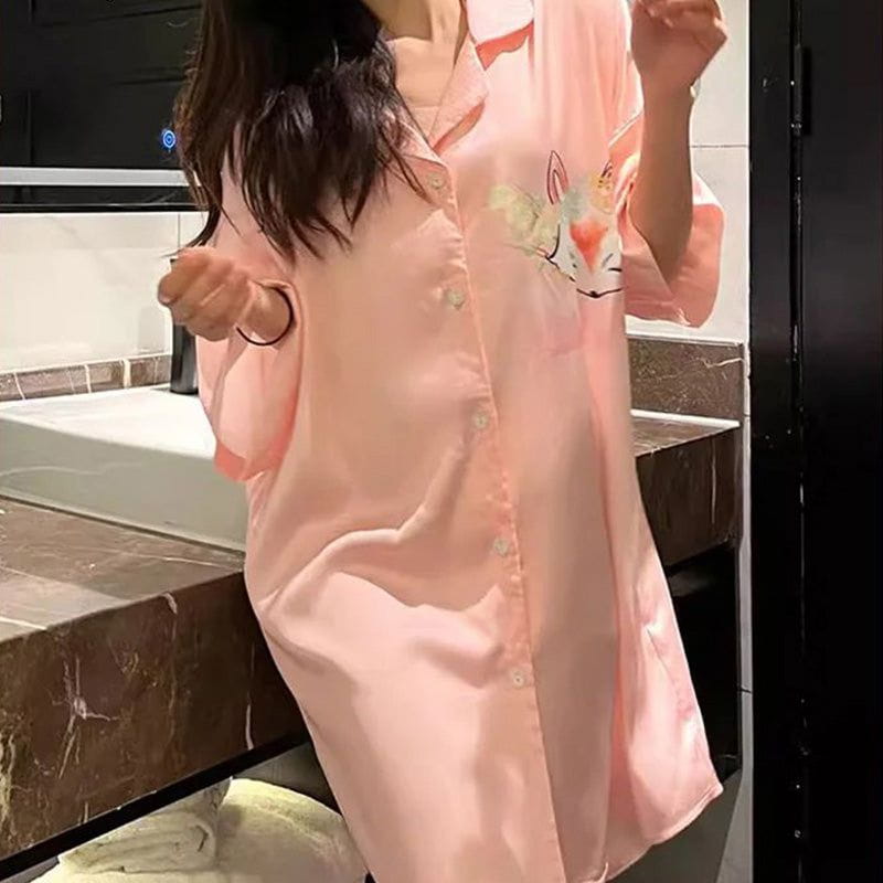 Lavinque T-shirt Chemise Oversize Femme | Originale | Confort et Style Décontracté