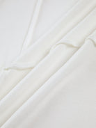 Lavinque Tops Haut Blanc Ajusté | Manches Longues | Élégance Moderne