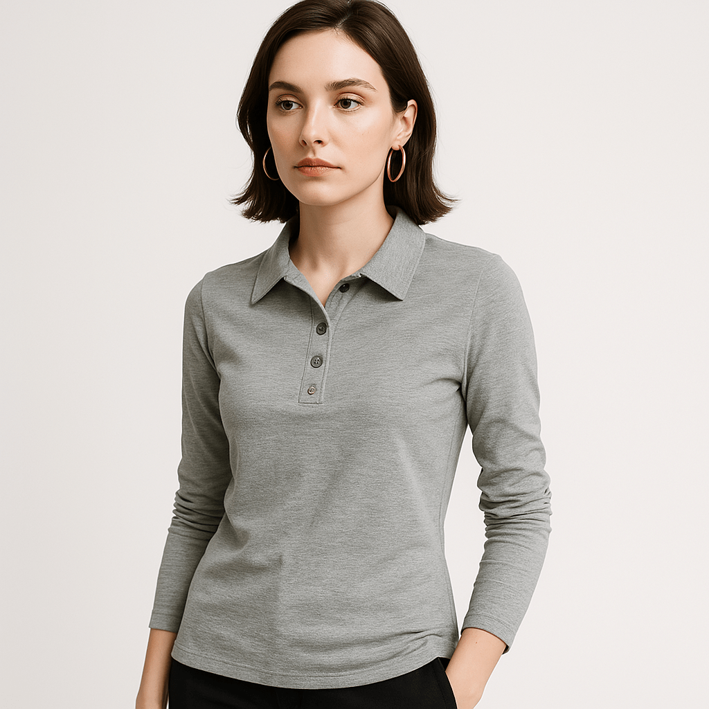 Lavinque Tops Polo Chic Femme | Coton Stretch | Élégant et Décontracté