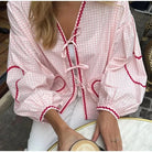 Lavinque Tops Rose / XS Blouse Femme | Romantique & Bohème | Détails Vintage