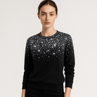 Lavinque Tops Sweat Pailleté Femme | Col Rond | Brillance Élégante