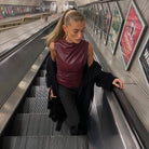 Lavinque Tops Top Sans Manches Effet Cuir | Bordeaux | Chic & Audacieux