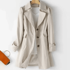 Lavinque Trenchcoat Beige / M Trench-Coat Classique Femme | Intemporel | Chic et Élégant