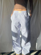 Lavinque Trousers Bleu / XS Pantalon Décontracté Rose | Taille Élastique | Doux et Confortable