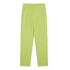 Lavinque Trousers Citron Vert / XS Pantalon Chino Beige | Taille Haute | Classique et Élégant