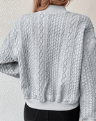 Lavinque Vest Blouson Tricoté à Boutons | Style Casual Chic | Chaleur et Élégance