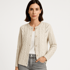 Lavinque Vest Gilet Bohème à Torsades | Tricot Ajouré | Confort Décontracté & Élégant