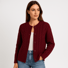 Lavinque Vest Gilet Bohème à Torsades | Tricot Ajouré | Confort Décontracté & Élégant