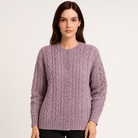 Lavinque Vest Gilet Bohème à Torsades | Tricot Ajouré | Confort Décontracté & Élégant