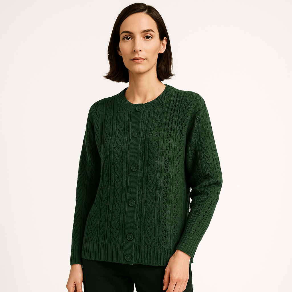 Lavinque Vest Gilet Bohème à Torsades | Tricot Ajouré | Confort Décontracté & Élégant