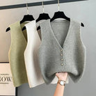 Lavinque Vests Gilet Sans Manches | Boutons Élégants | Style Minimaliste et Chic