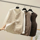 Lavinque Vests Gilet Sans Manches | Effet Mouton | Chaleur et Style Décontracté