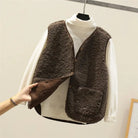 Lavinque Vests Gilet Sans Manches | Effet Mouton | Chaleur et Style Décontracté