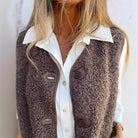 Lavinque Vests Gilet Sans Manches en Mouton Synthétique | Marron Chocolat | Douillet et Décontracté
